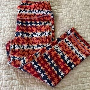 Star Patterned women’s cropped leggings